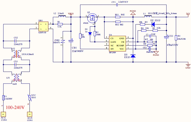 高效非隔離電源方案設(shè)計(jì)實(shí)戰(zhàn)：基于BP2509LED驅(qū)動電路開發(fā)指南?